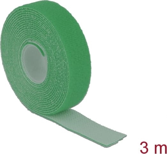 Picture of Delock Hook-and-loop tape on roll L 3 m x W 20 mm green