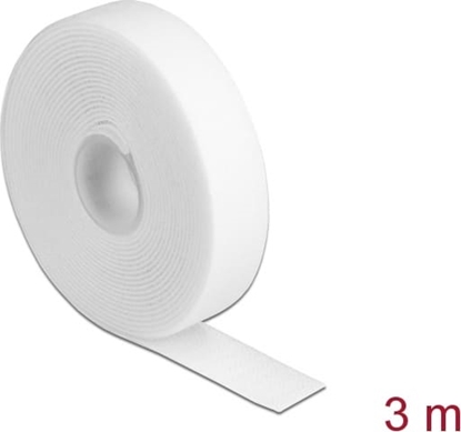 Picture of Delock Hook-and-loop tape on roll L 3 m x W 20 mm white