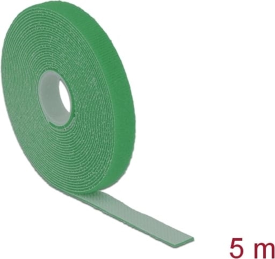 Picture of Delock Hook-and-loop tape on roll L 5 m x W 13 mm green
