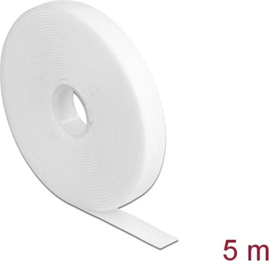Picture of Delock Hook-and-loop tape on roll L 5 m x W 13 mm white