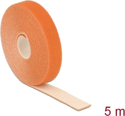 Picture of Delock Hook-and-loop tape on roll L 5 m x W 20 mm orange