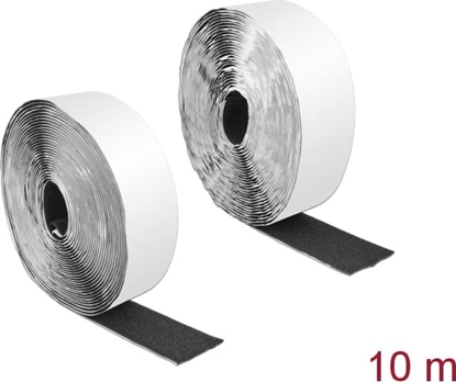 Picture of Delock Hook-and-loop tape self-adhesive L 10 m x W 50 mm black