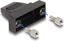 Attēls no Delock Housing for D-Sub 9 pin male / female plastic housing for flat cable