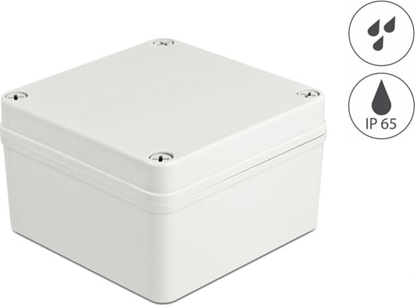 Picture of Delock Installation Housing IP65 waterproof 125 x 125 x 75 mm grey
