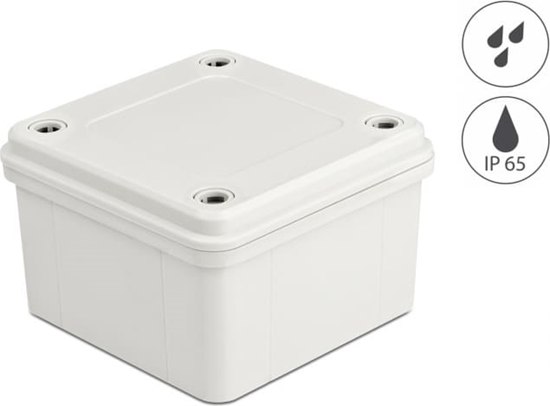 Picture of Delock Installation Housing IP65 waterproof 96 x 96 x 60 mm grey