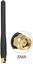 Attēls no Delock ISM 433 MHz Antenna SMA 2.5 dBi Omnidirectional Flexible Rubber Black