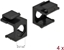 Изображение Delock Keystone cover black with 9.7 mm hole +Hex 4 pieces