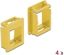 Picture of Delock Keystone Holder for cases 4 pieces yellow