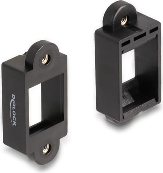 Picture of Delock Keystone Holder for installation with screw connection black