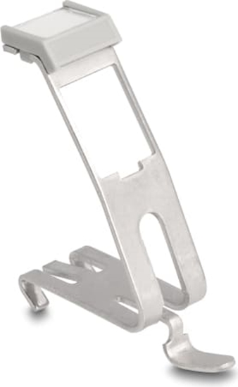 Picture of Delock Keystone Holder with labelling field 1 port for DIN rail metal