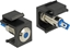 Picture of Delock Keystone LED blue 6 V flat, black