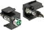 Picture of Delock Keystone LED green 6 V, black