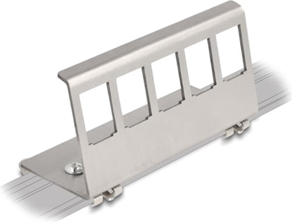 Picture of Delock Keystone Metal Mounting 5 Port for DIN rail