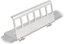 Picture of Delock Keystone Metal Mounting 6 Port for DIN rail