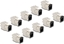 Attēls no Delock Keystone Modul RJ45 jack to LSA Cat.6A toolfree black set 10 pieces