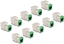 Изображение Delock Keystone Modul RJ45 jack to LSA Cat.6A toolfree green set 10 pieces