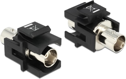 Attēls no Delock Keystone module BNC female > BNC female black