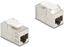 Picture of Delock Keystone Module coupler RJ45 jack to RJ45 jack Cat.6A shielded