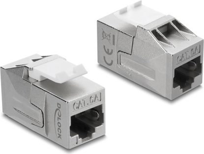 Picture of Delock Keystone Module coupler RJ45 jack to RJ45 jack Cat.6A shielded