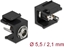 Picture of Delock Keystone Module DC 5.5 x 2.1 mm female black