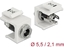 Attēls no Delock Keystone Module DC 5.5 x 2.1 mm female white