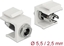 Attēls no Delock Keystone Module DC 5.5 x 2.5 mm female white
