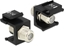Picture of Delock Keystone module F female to F female black