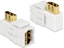Picture of Delock Keystone Module HDMI female > HDMI female 90° angled white