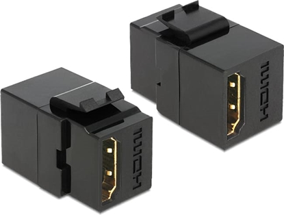 Picture of Delock Keystone Module HDMI female > HDMI female black