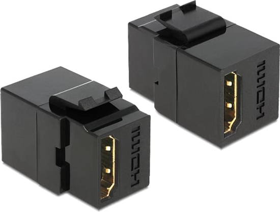 Picture of Delock Keystone Module HDMI female > HDMI female black
