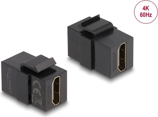Picture of Delock Keystone Module HDMI female to HDMI female black