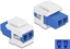 Attēls no Delock Keystone Module LC Duplex female to LC Duplex female blue / white