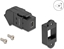 Изображение Delock Keystone Module Mini DisplayPort panel mount female to DisplayPort female 45° angled 8K 30 Hz black