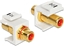 Attēls no Delock Keystone Module RCA female > RCA female gold plated red / white