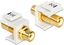 Attēls no Delock Keystone Module RCA female > RCA female gold plated white / white