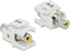Picture of Delock Keystone Module RCA female > RCA female yellow / white