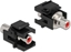 Picture of Delock Keystone Module RCA female > RCA female red / black
