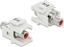 Attēls no Delock Keystone Module RCA female > RCA female red / white