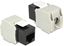 Picture of Delock Keystone Module RJ45 jack > LSA Cat.6 UTP black