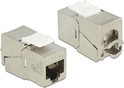 Picture of Delock Keystone Module RJ45 jack > LSA Cat.6A STP compact