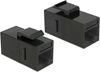 Picture of Delock Keystone Module RJ45 jack > RJ45 jack Cat.6 UTP black