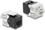 Attēls no Delock Keystone Module RJ45 jack to LSA Cat.6 UTP with locking clip and cable tie-free