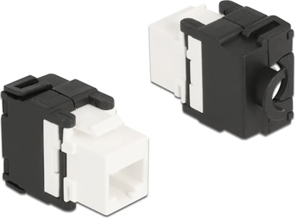 Picture of Delock Keystone Module RJ45 jack to LSA Cat.6A 180° toolfree