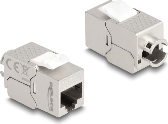 Picture of Delock Keystone Module RJ45 jack to LSA Cat.6A Slim toolfree