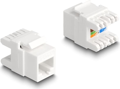 Picture of Delock Keystone Module RJ45 jack to LSA Cat.6A toolfree mini