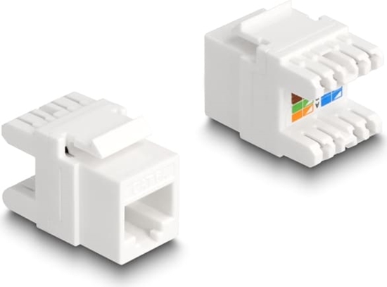 Picture of Delock Keystone Module RJ45 jack to LSA Cat.6A toolfree mini