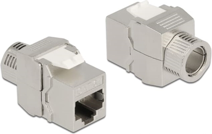 Picture of Delock Keystone Module RJ45 jack to LSA Cat.6A toolfree shielded