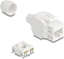 Picture of Delock Keystone Module RJ45 jack to LSA Cat.6A UTP 180° toolfree with cable gland