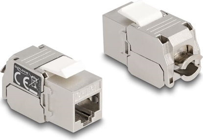 Picture of Delock Keystone Module RJ45 jack to LSA Cat.6A with LED