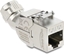 Picture of Delock Keystone Module RJ45 jack to LSA Cat.6A with metal latch tool-free 45° angled shielded